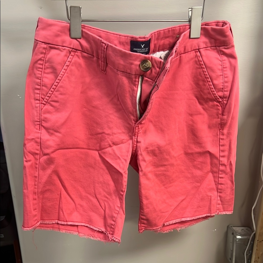 American Eagle Outfitters Pink Bermuda Shorts